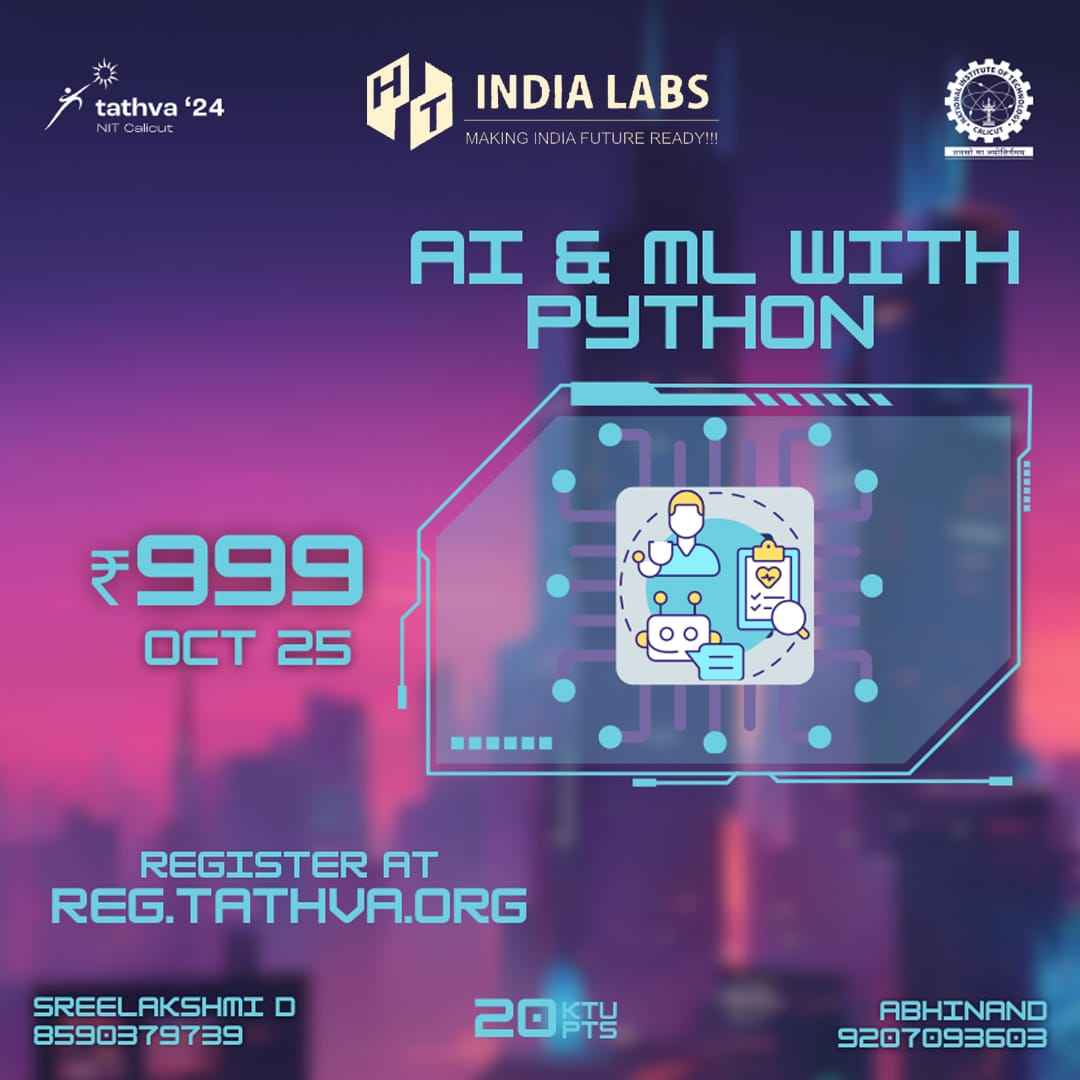 Workshop - AI & ML with Python | TiQr Events
